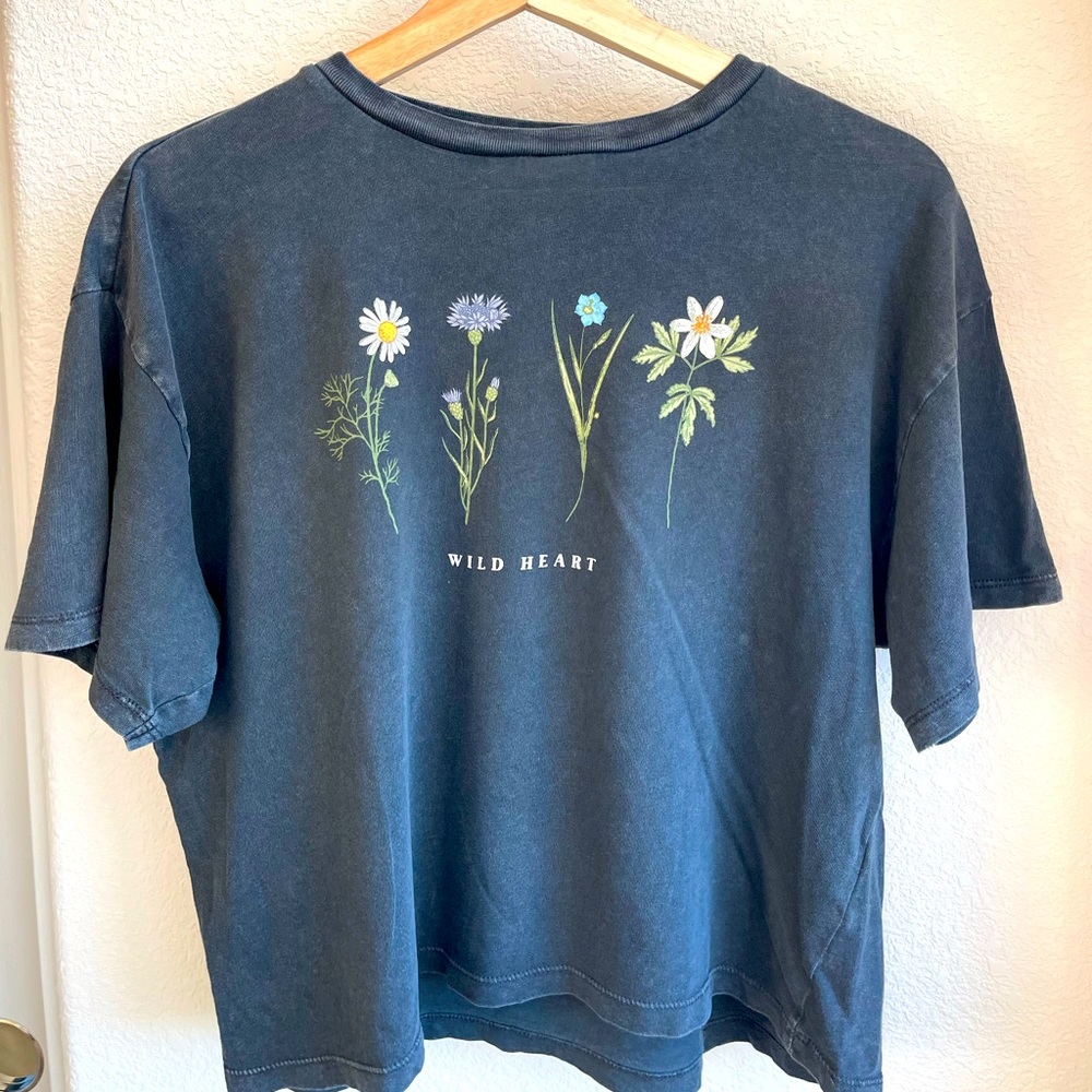 Flower crop top